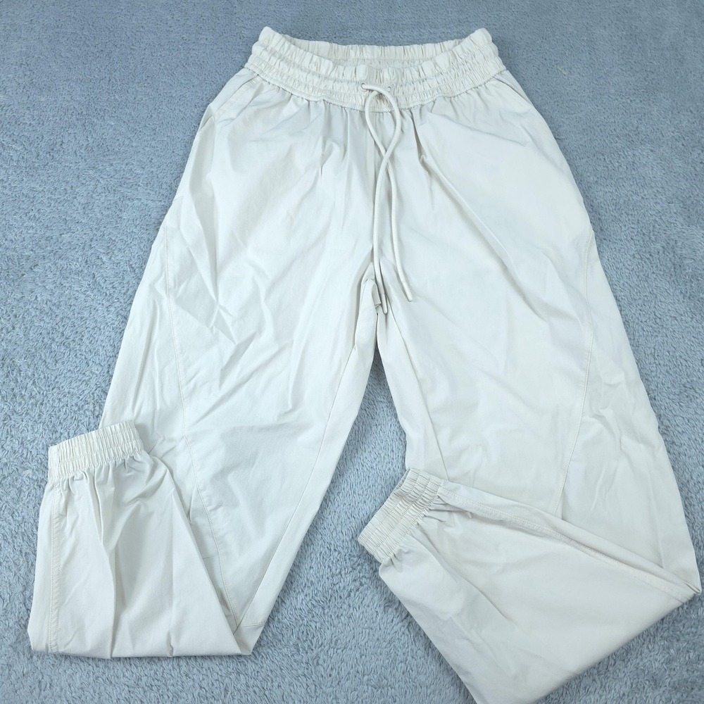 Spyder Active Jogger Pants Mens Small White Elastic Waist Lightweight Athletic